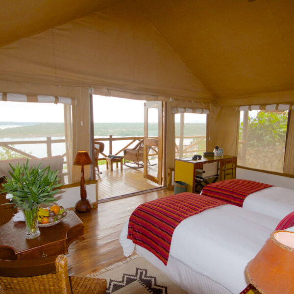 Mweya Lodge Standard Tent Twin